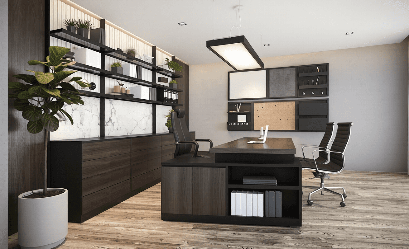 Image of a home office