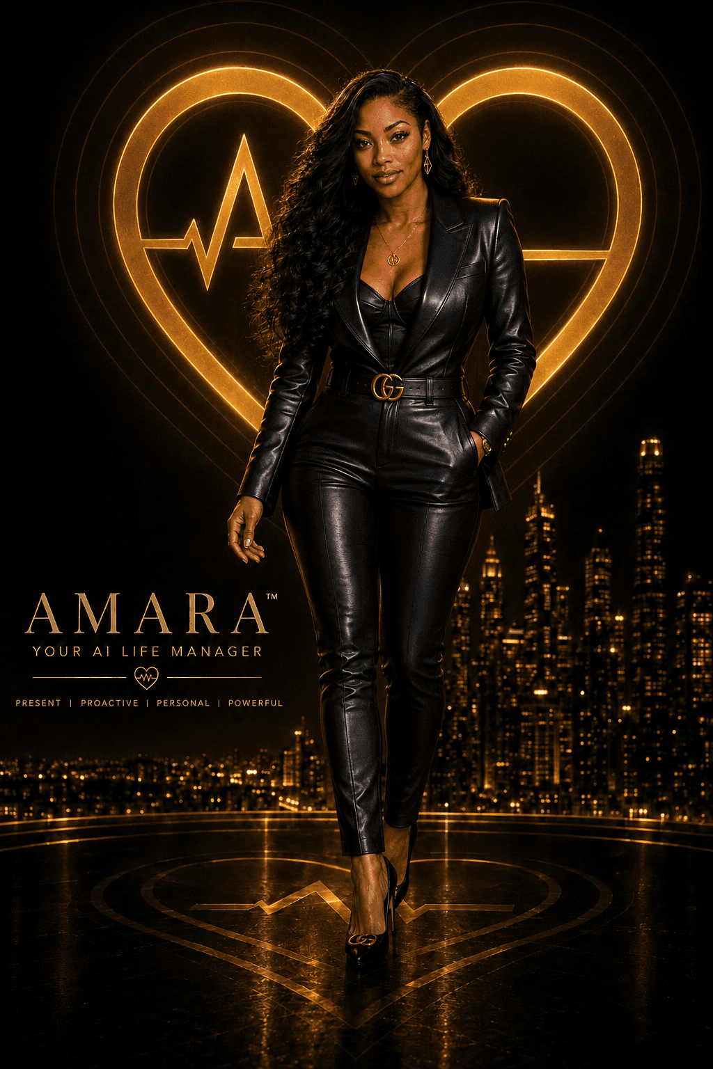 Official Amara portrait in the Build by Faith workspace
