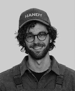 a man with a smile on his face