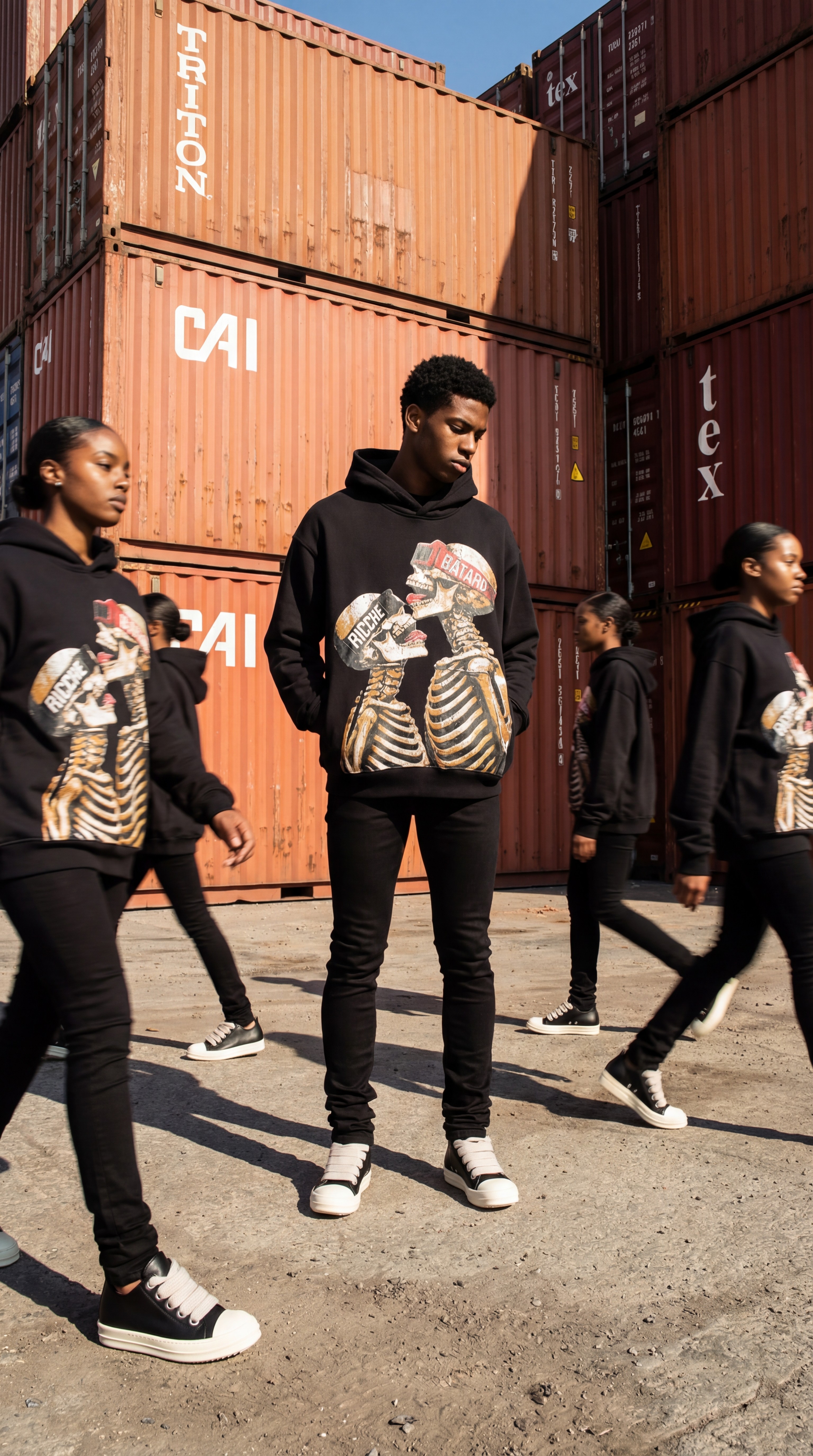 Designmindscape Ai Model in cream for Ai product photography. Ai shoot, reel.