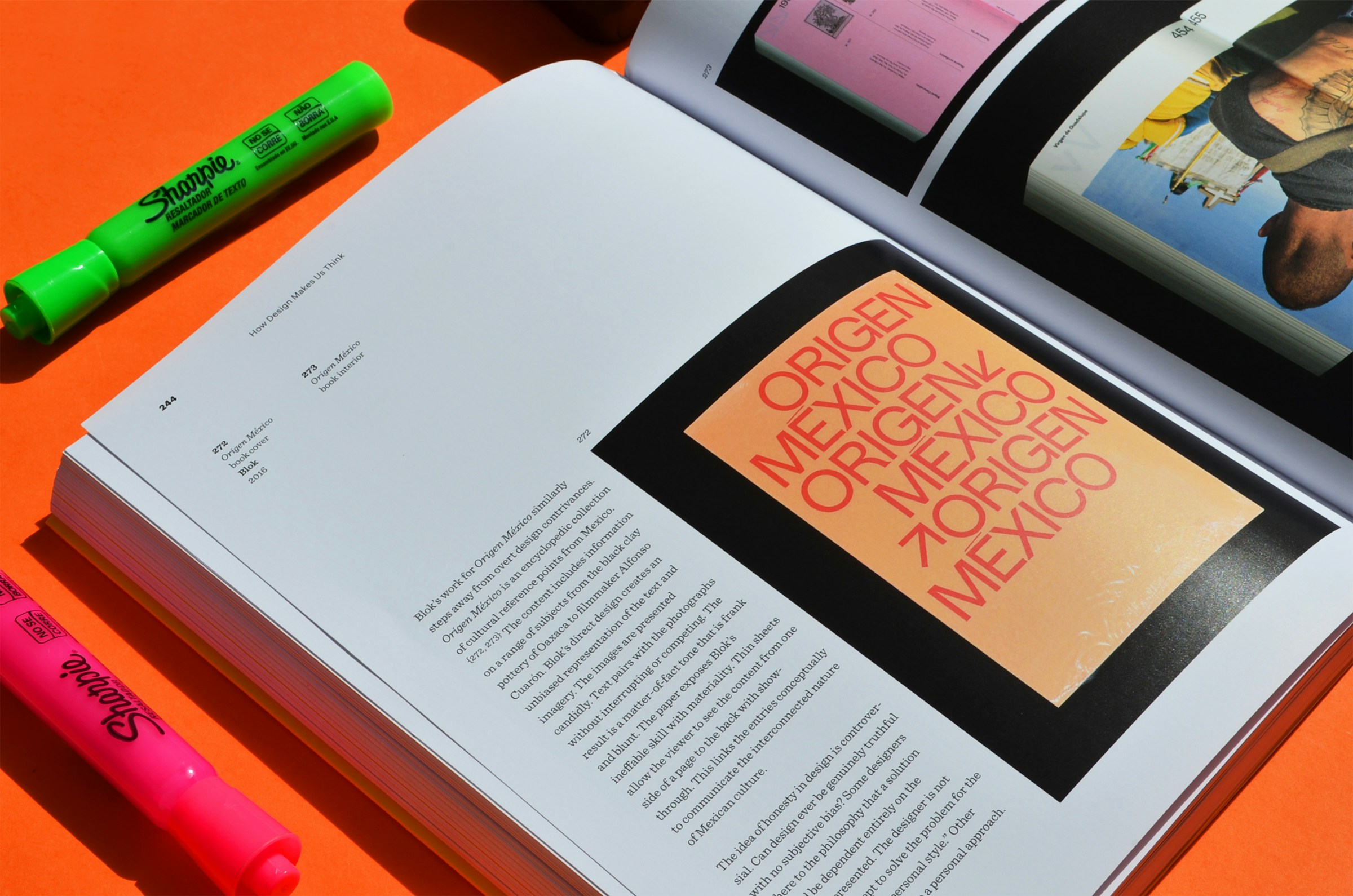 catalogue pages on the inside of a magazine