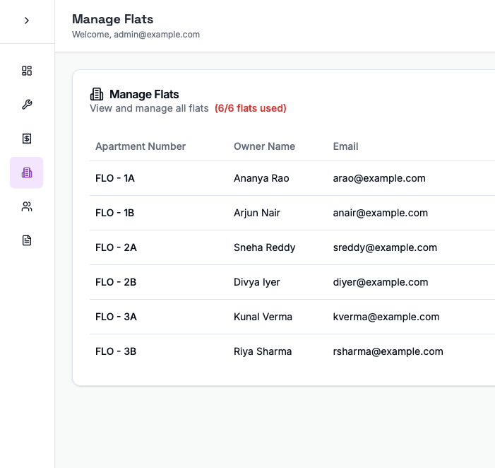 An image of Freelio's project ui