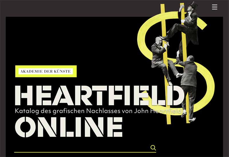 Heartfield Online Online archive for the Academy of Arts, Berlin