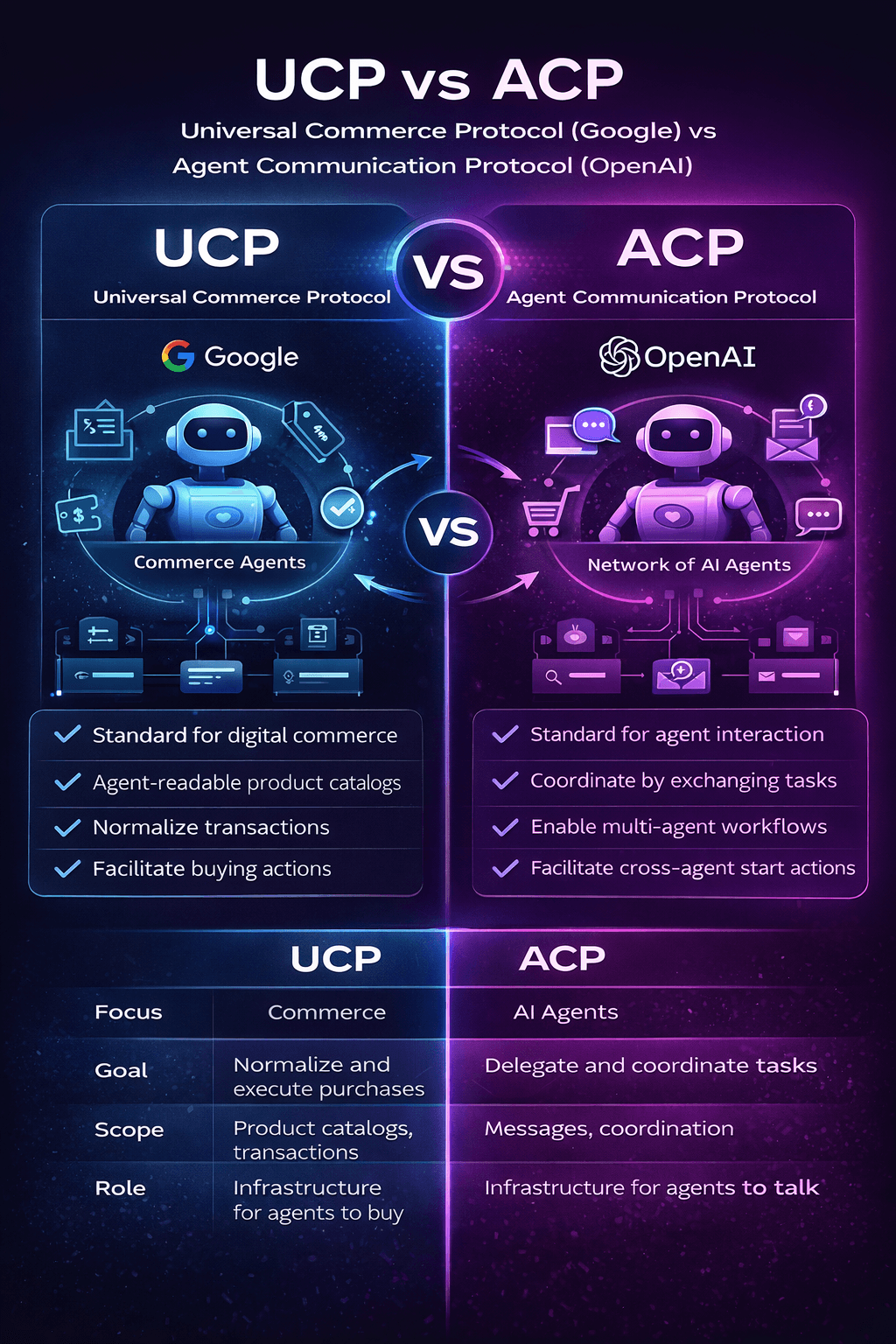 infográfico UCP vs ACP