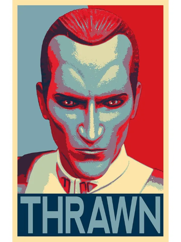Pop culture Grand Admiral Thrawn poster.
