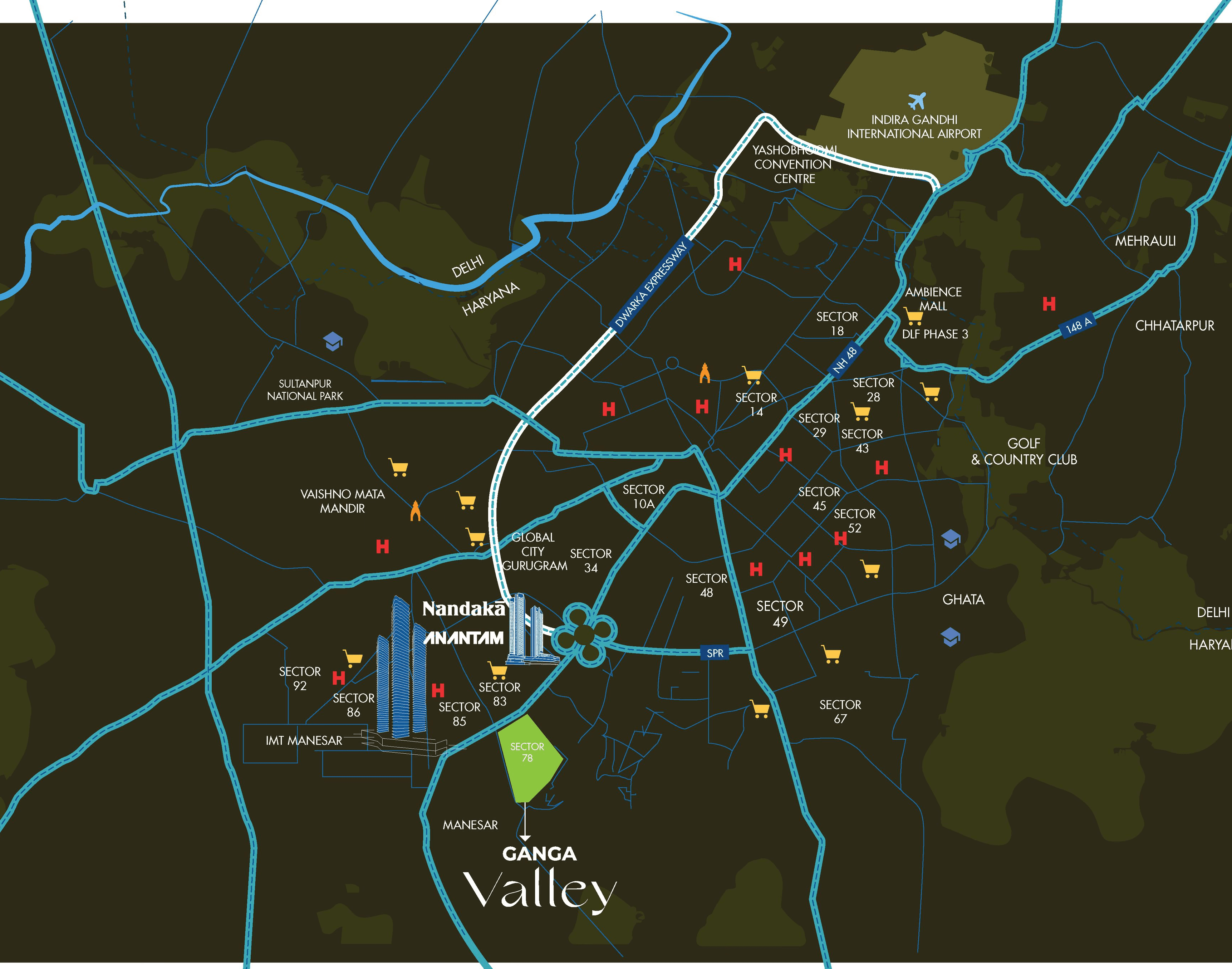 Ganga Valley 78 Location