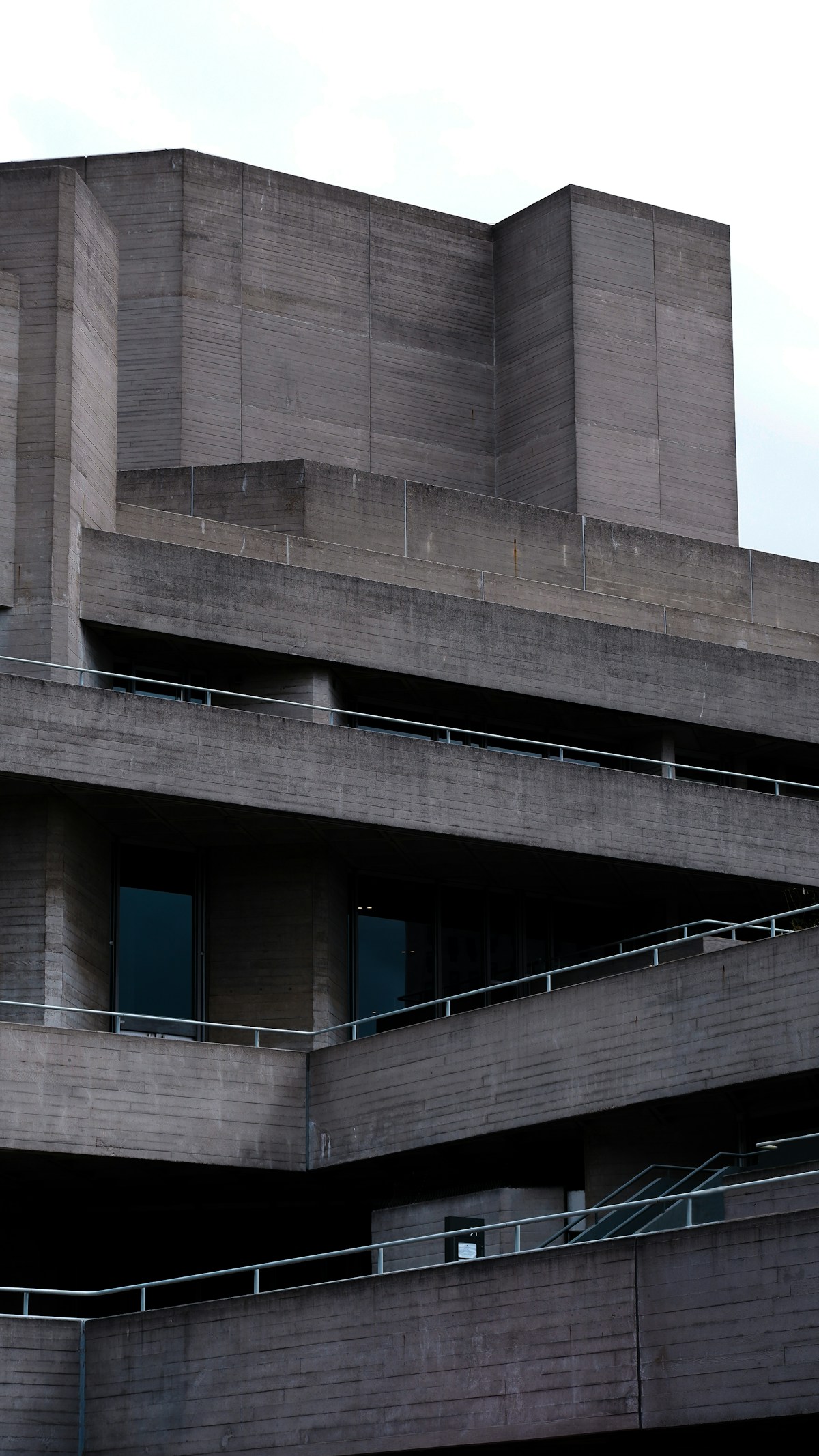 Cover photograph of brutalist concrete architecture for the article "Acoustic Monuments: The Brutalist Halls That Reshaped Live Sound".