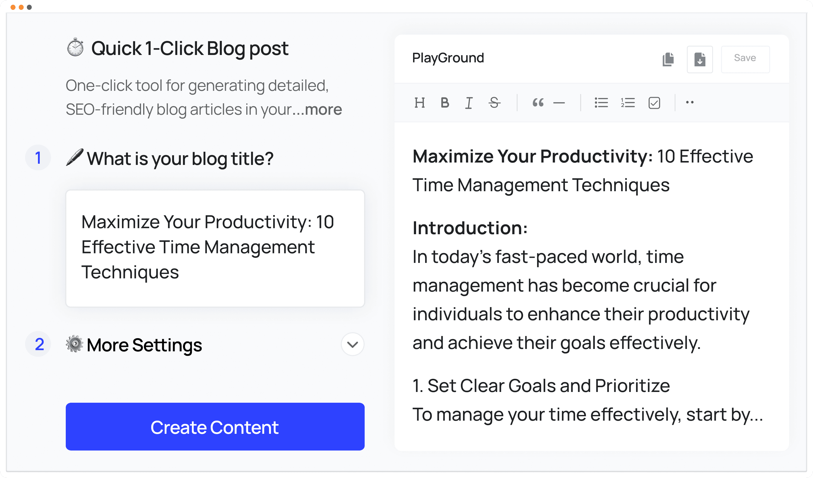 Blogs About Us Example - 1