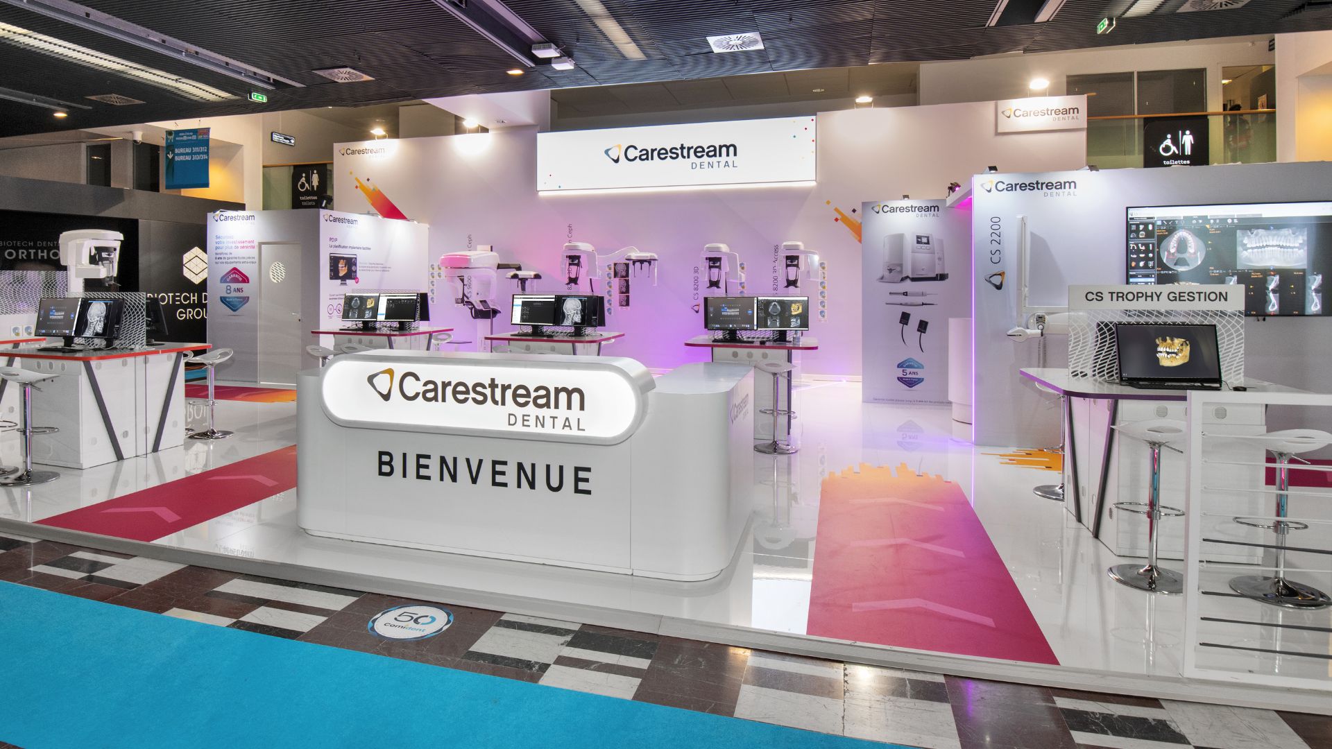 Stand Carestream ADF par Expace