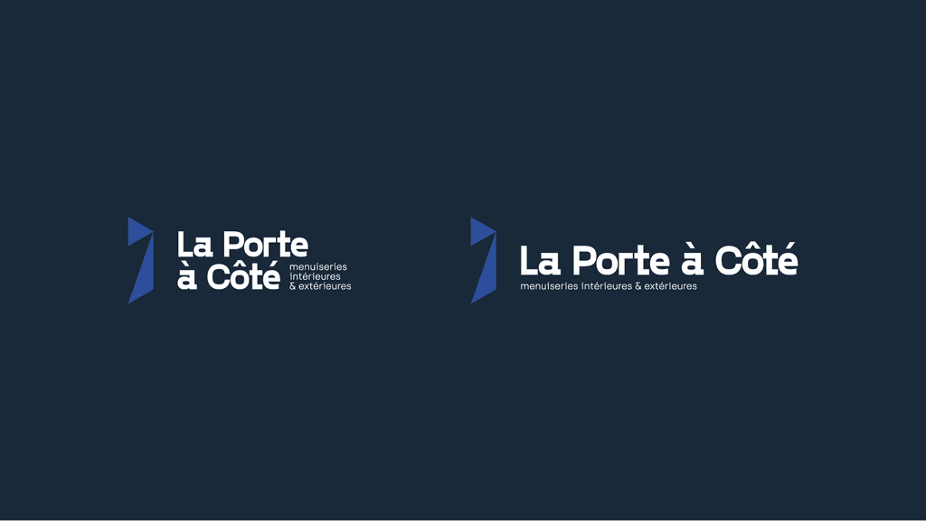 Visuels des logos de La Porte à Côté