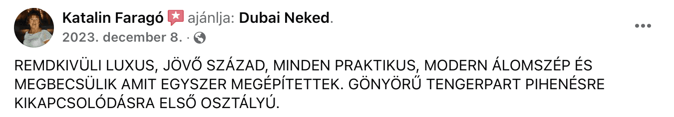 dubai utazás dubaineked vélemények