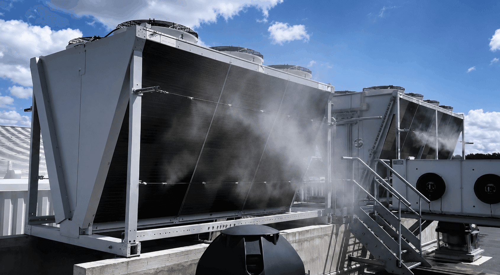Vue sur des déshydrateurs d’air par adsorption