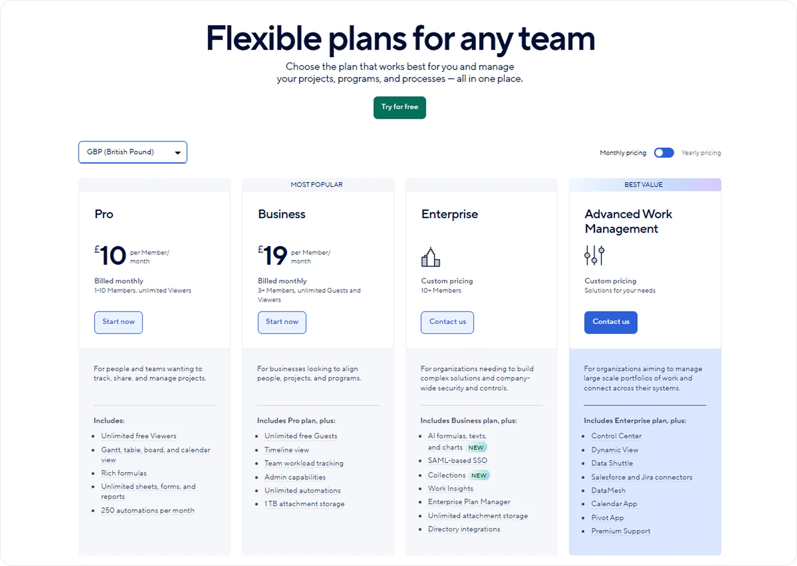 smartsheet-pricing