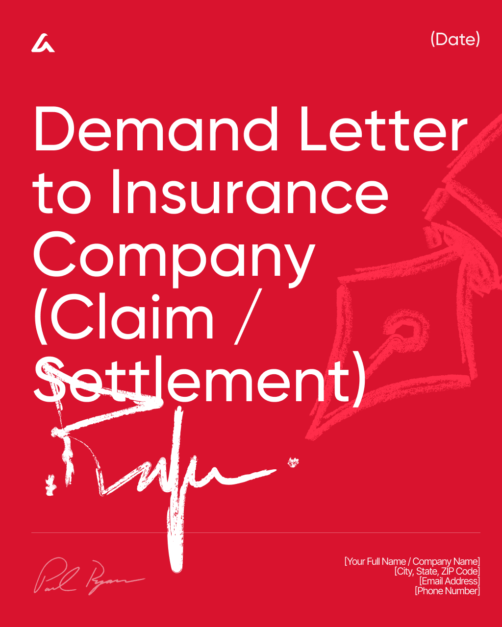 Demand Letter to Insurance Company (Claim / Settlement)