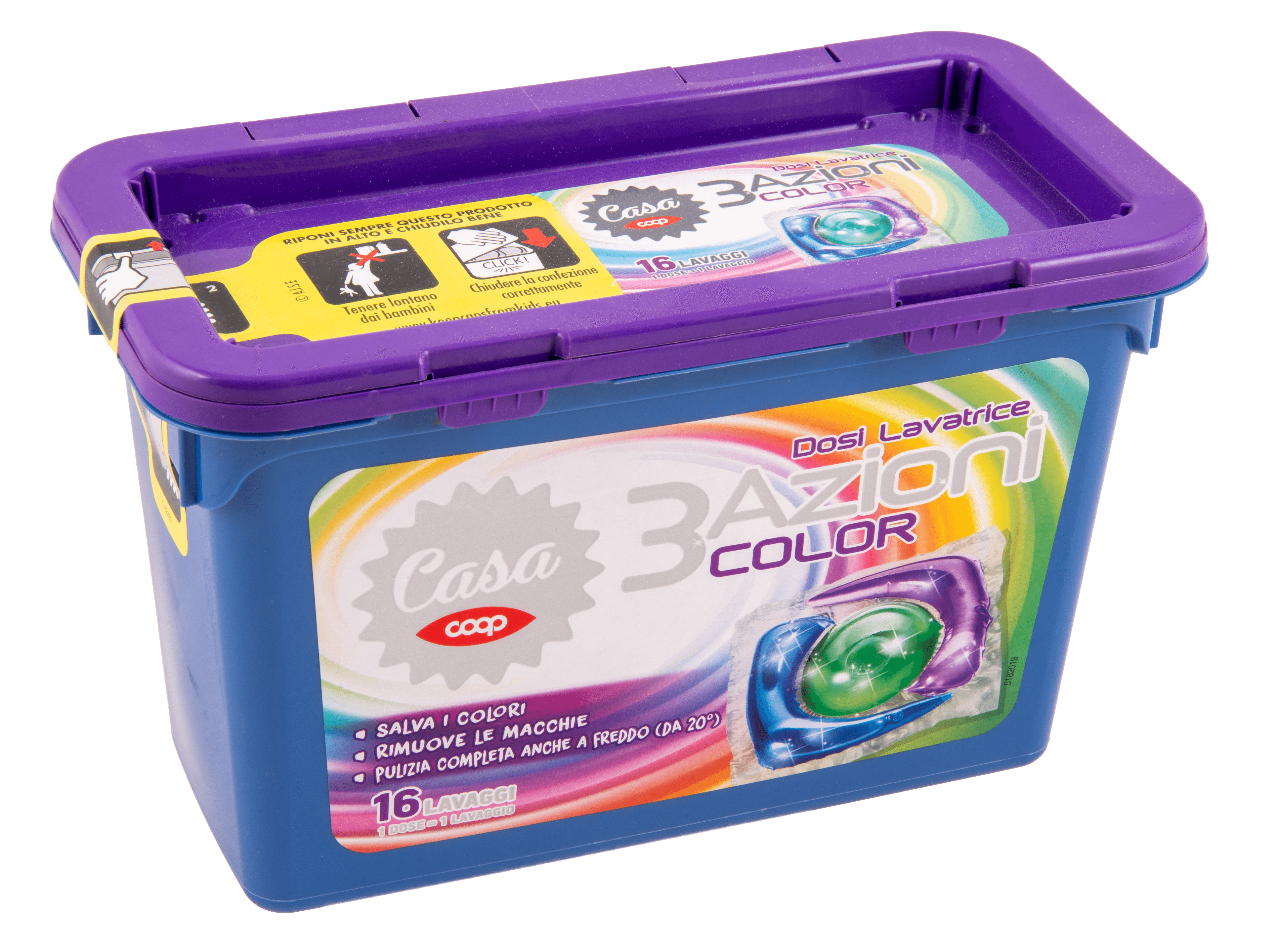 Special packaging for Laundry Capsules produced of 50% PCR