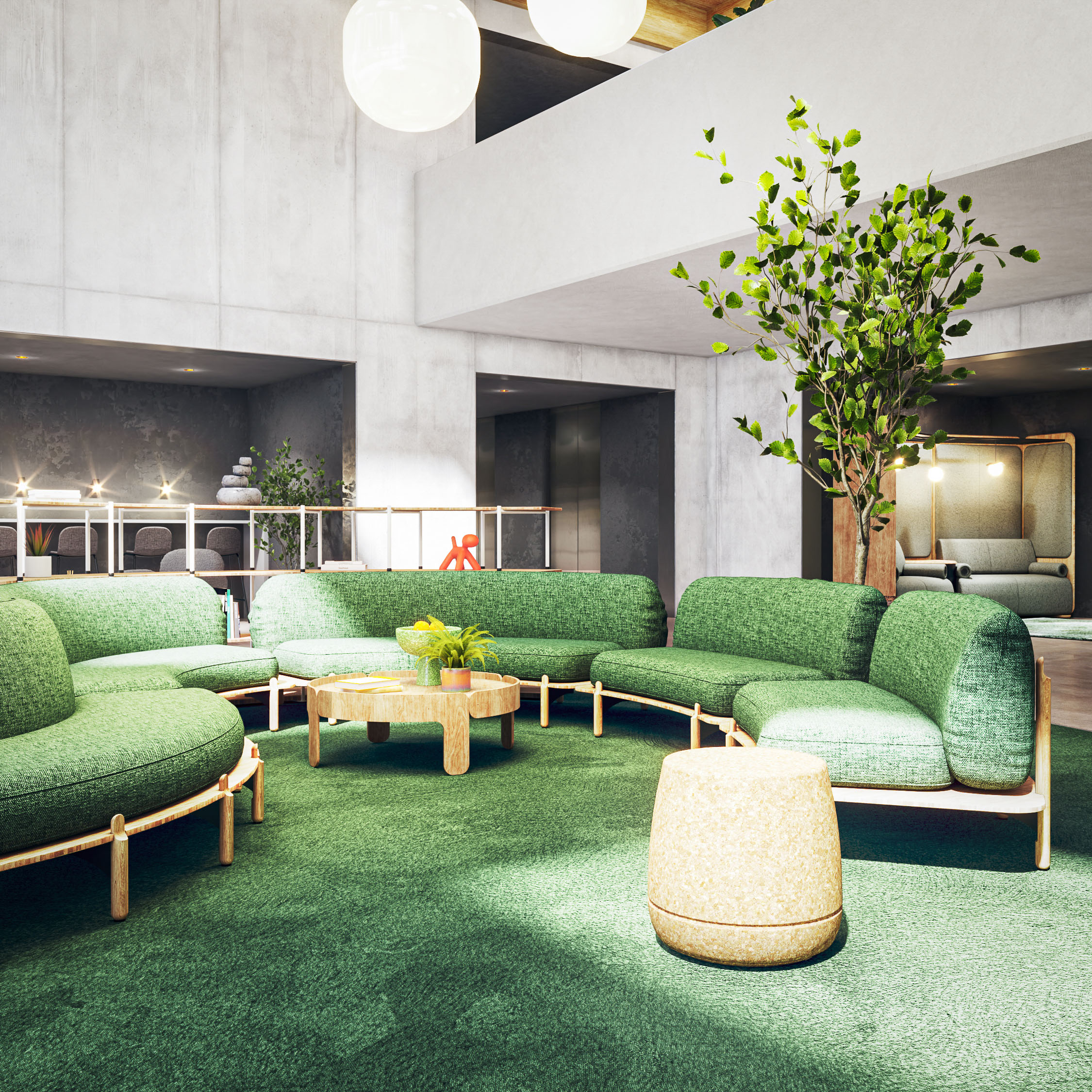 Manchester top CGI company  crafting stunning visuals for Frovi Frӧvi Bae Sofa Furniture pixelspaces Clerkenwell Design Week CDW