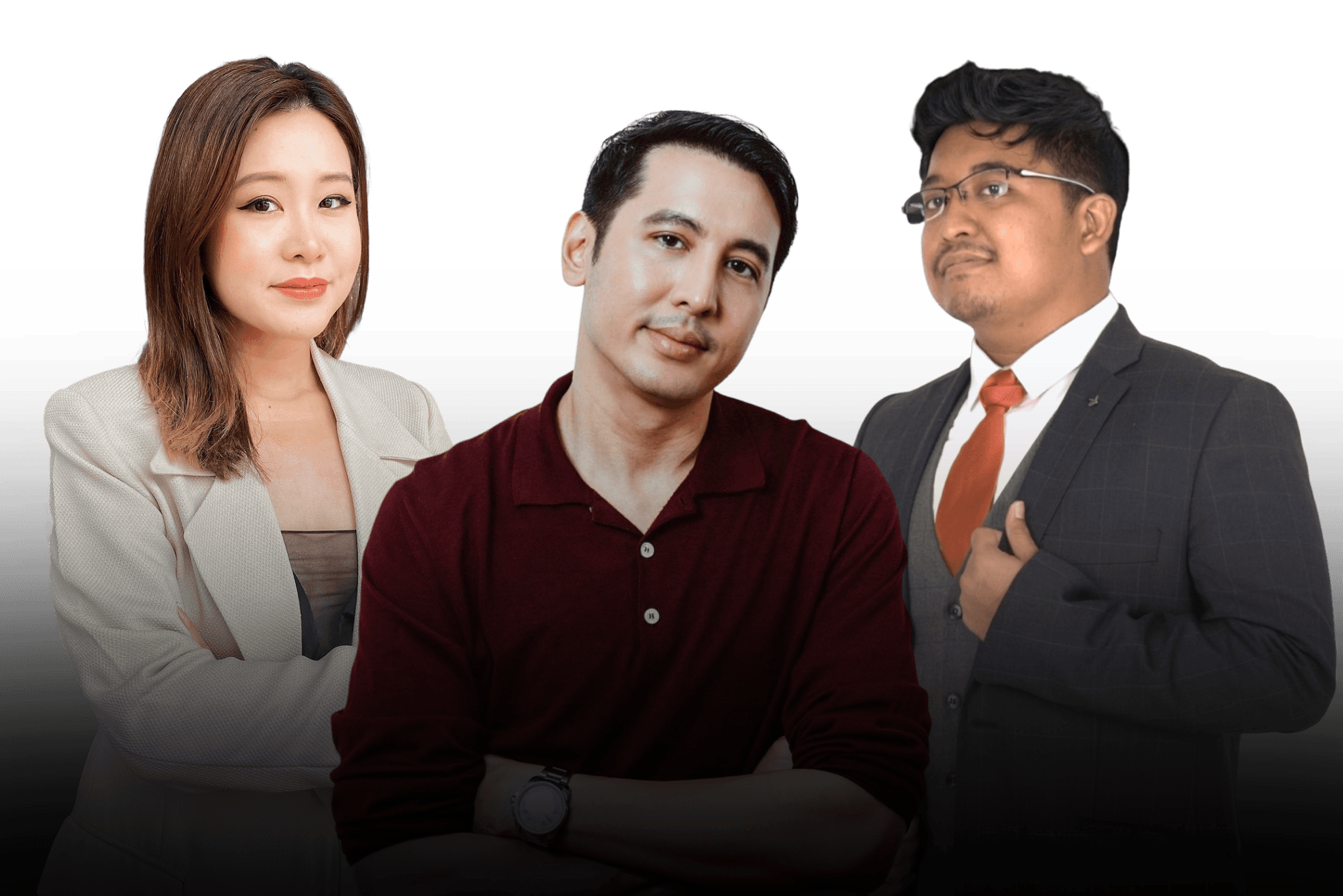 Two people working at a laptop