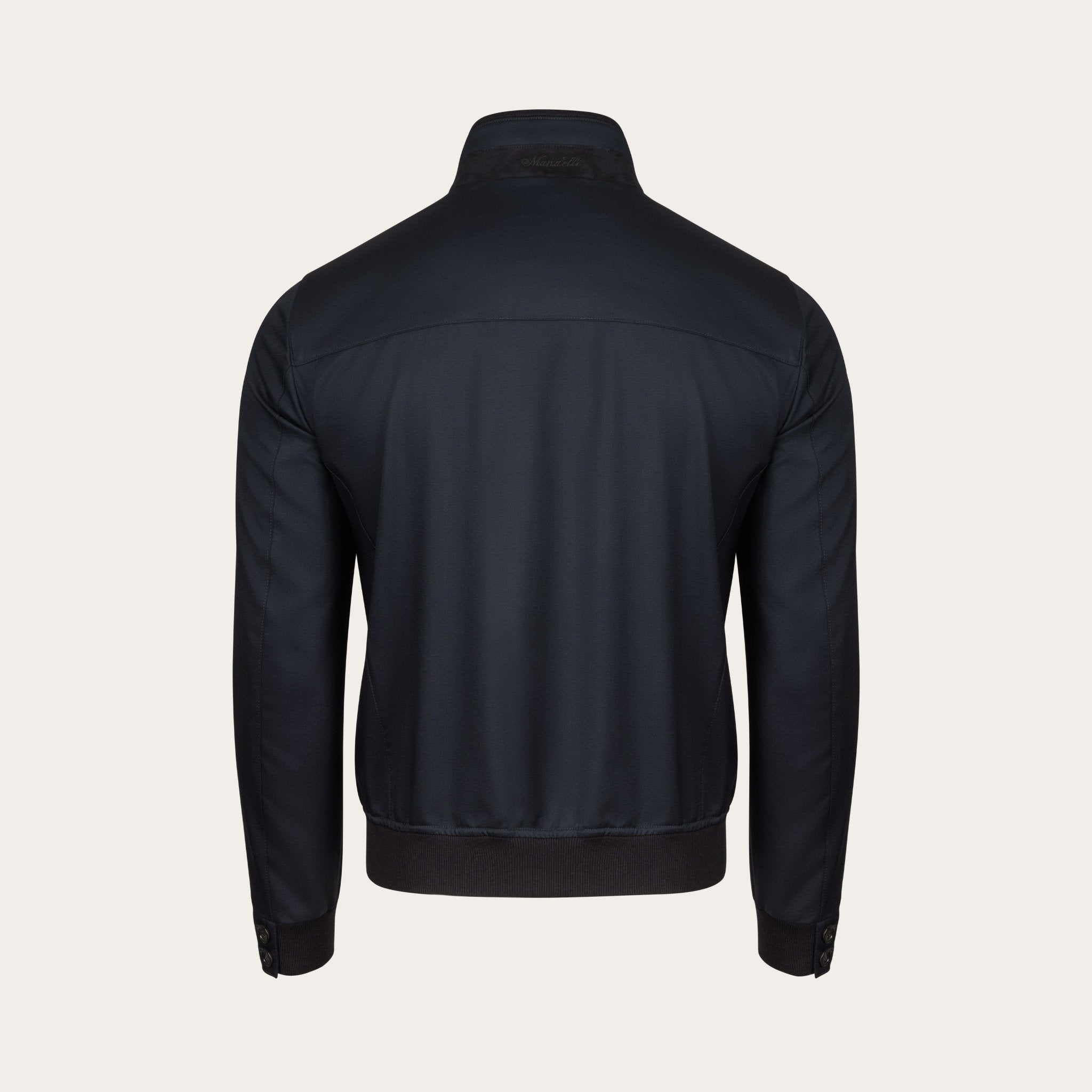 Light Wool Bomber Jacket - Mandelli UK