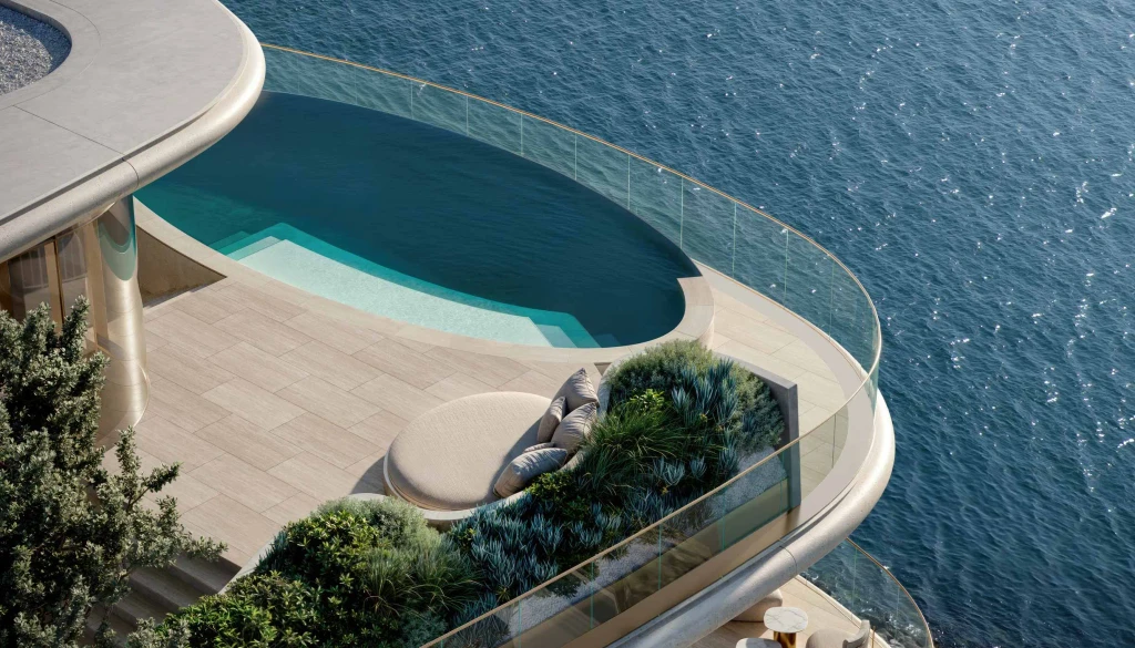 A stunning view of the world's most expensive real estate, highlighting Maison Margiela's unique architectural style and elegance.