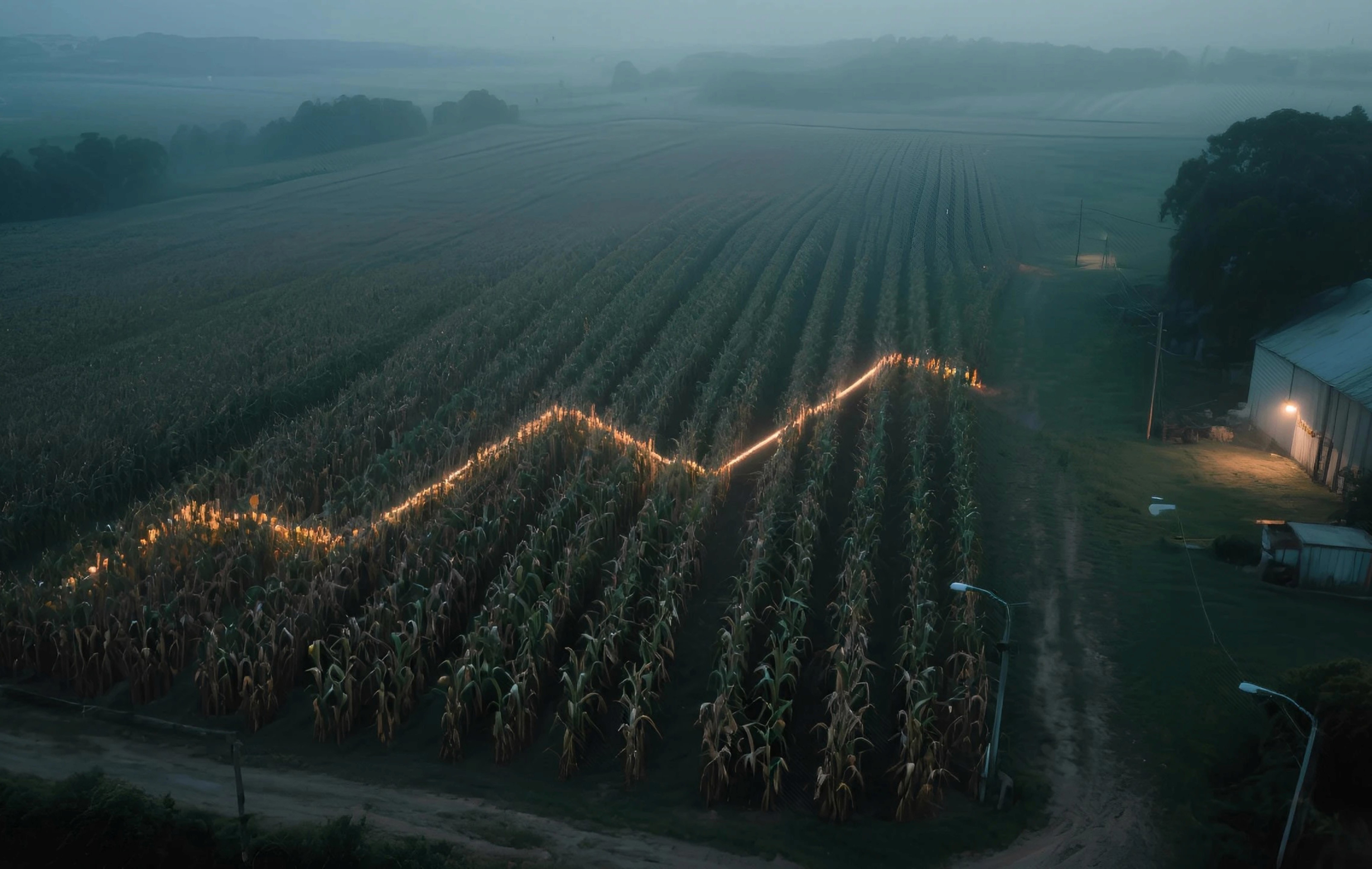 people standing inside city building