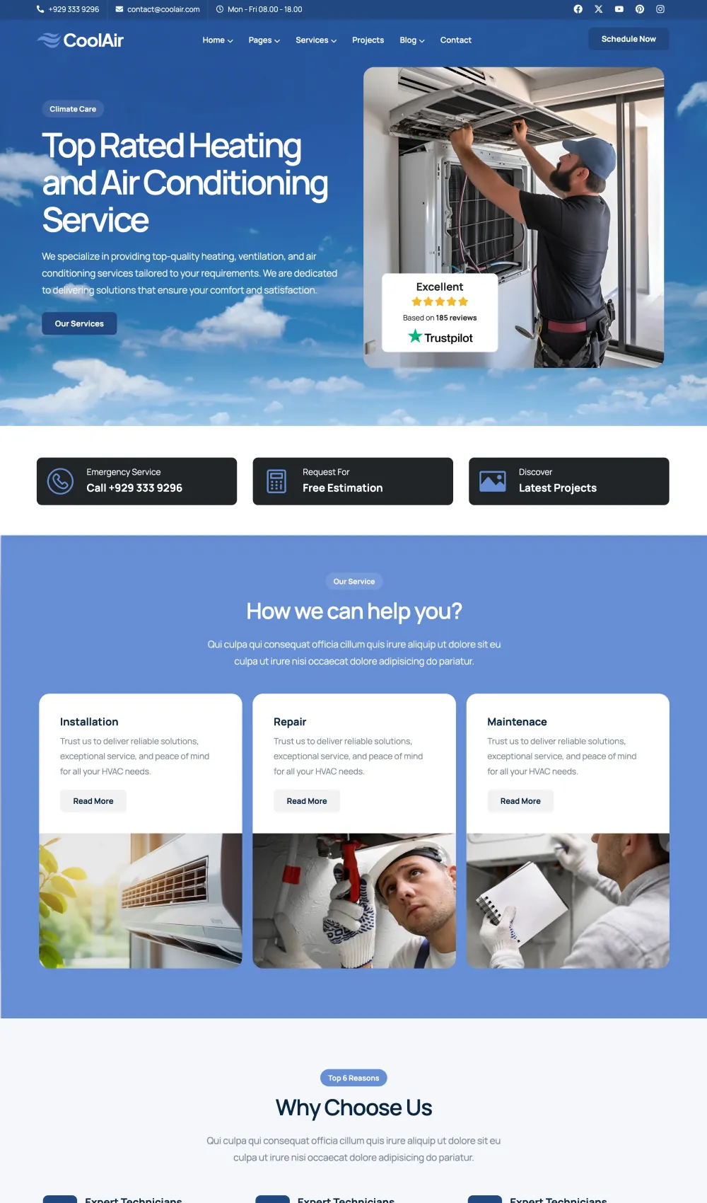 HVAC Website Design