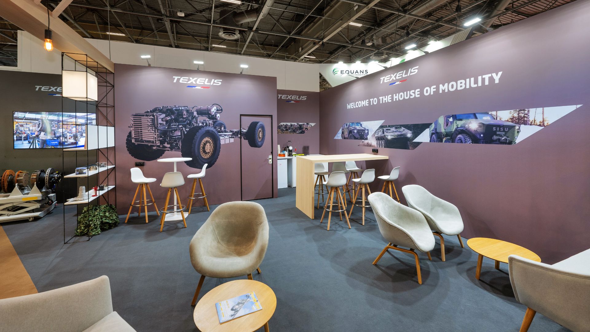 Stand Texelis par Expace Eurosatory