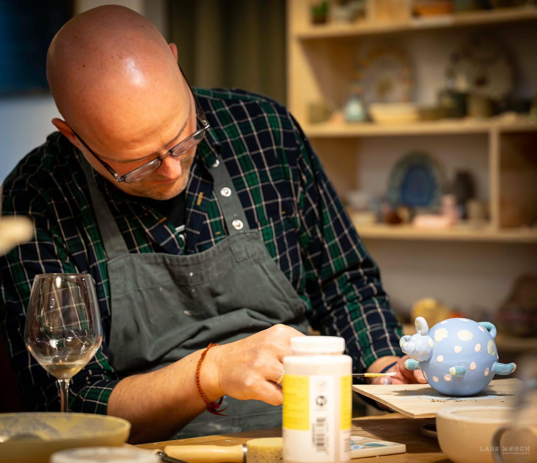 decorating greenware using underglaze