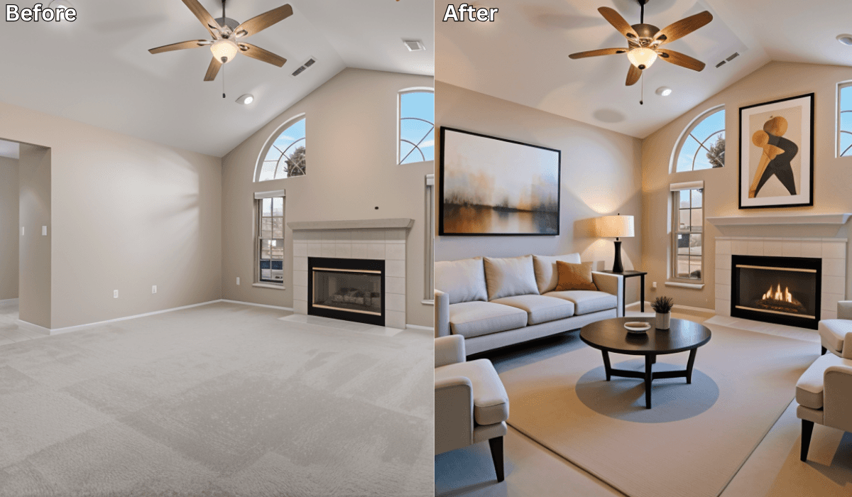 High Ceilings, Empty Room? Use AI to Design the Perfect Living Room Scale