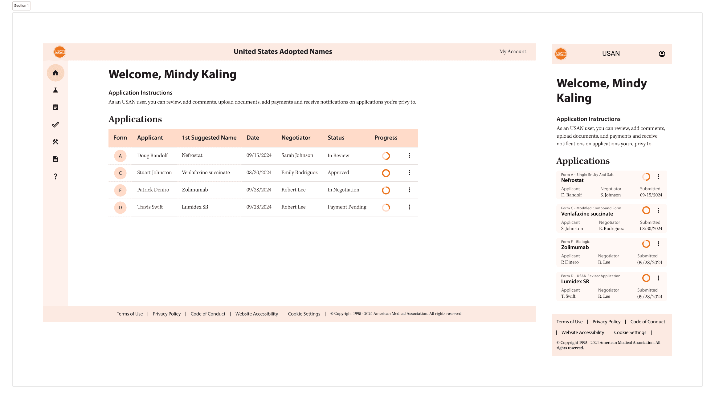 User Dashboard