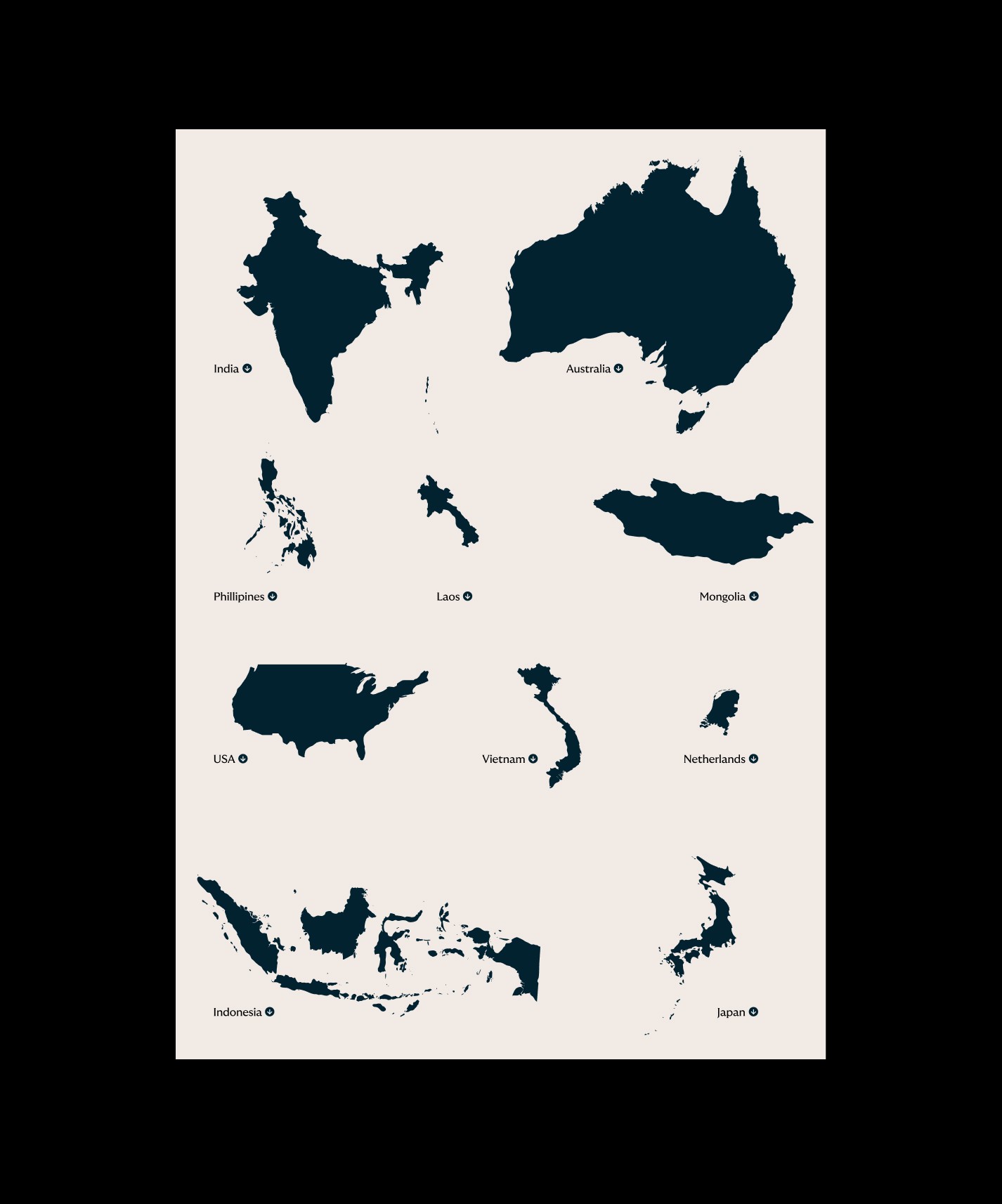 world location mockup  UPC by analogue agancy