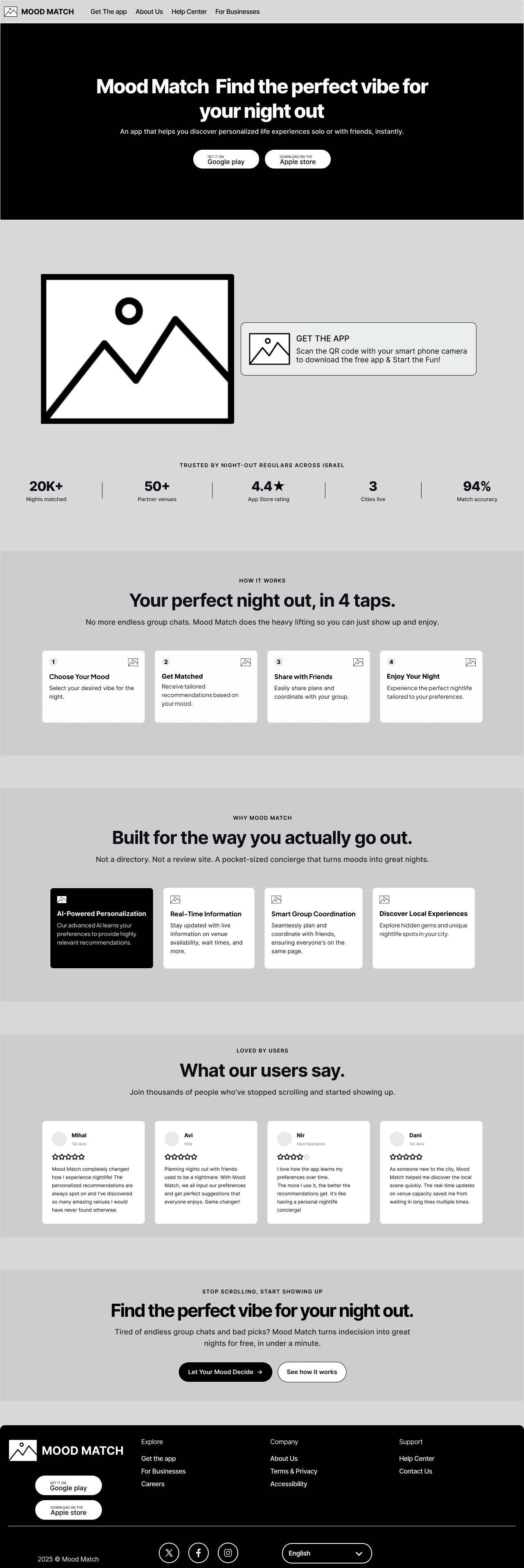wriframe landimg page