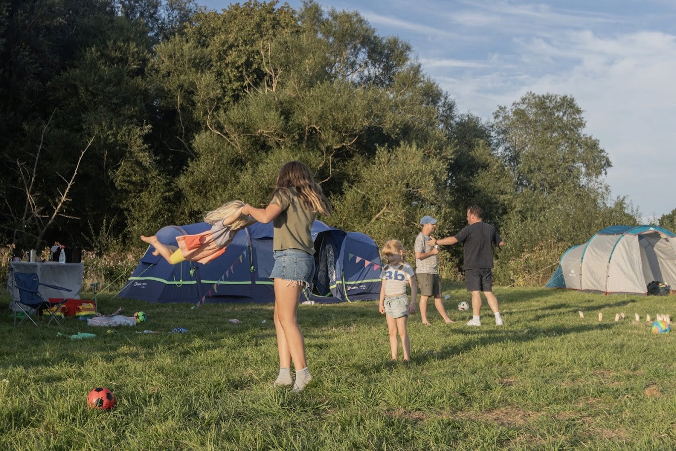 Family Camping  at Yamp Camp Sussex