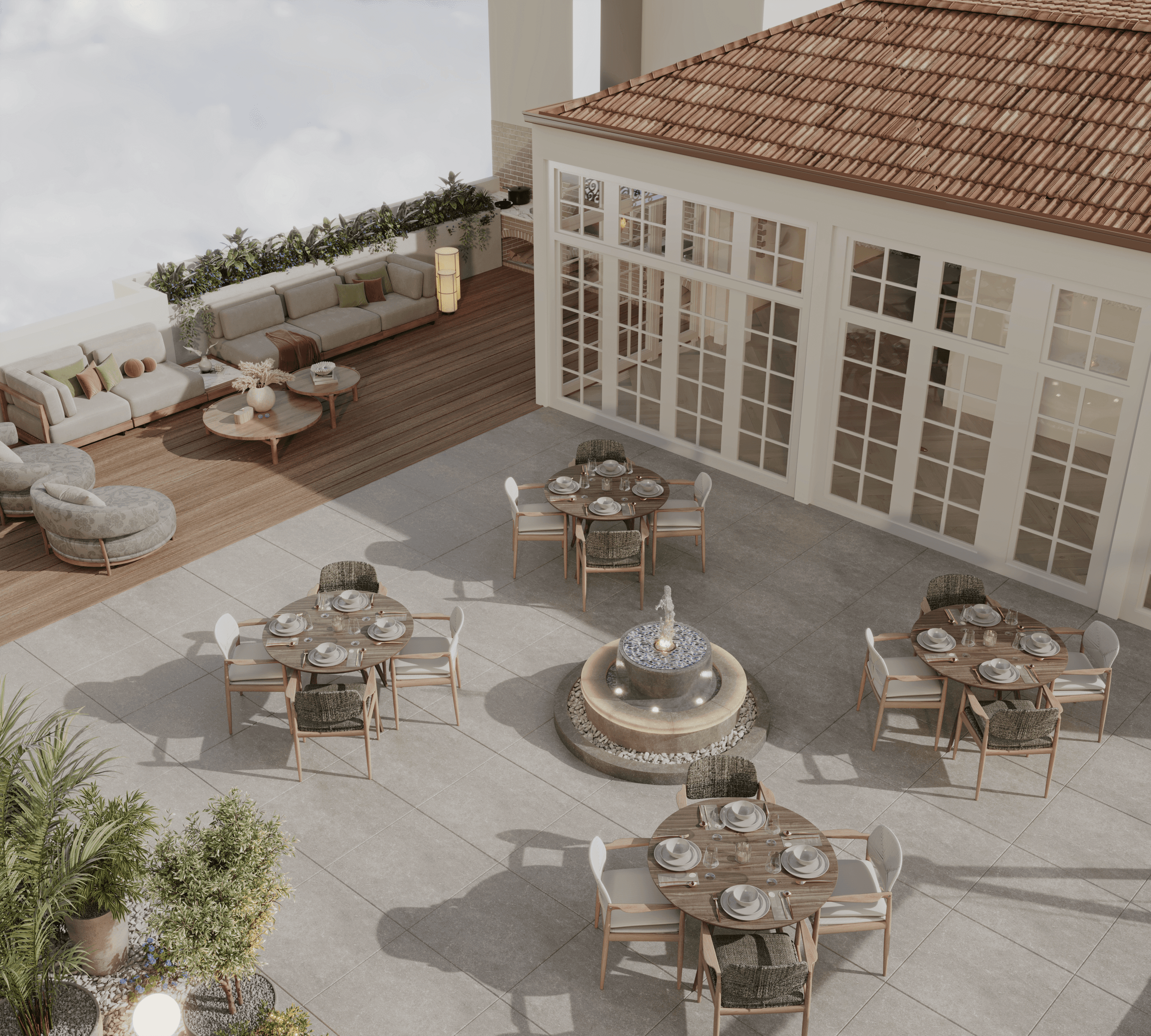 Project showcase image featuring a modern, refined interior.