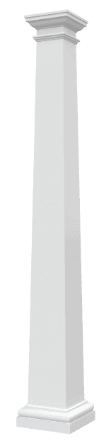 Square Tapered Plain Columns
