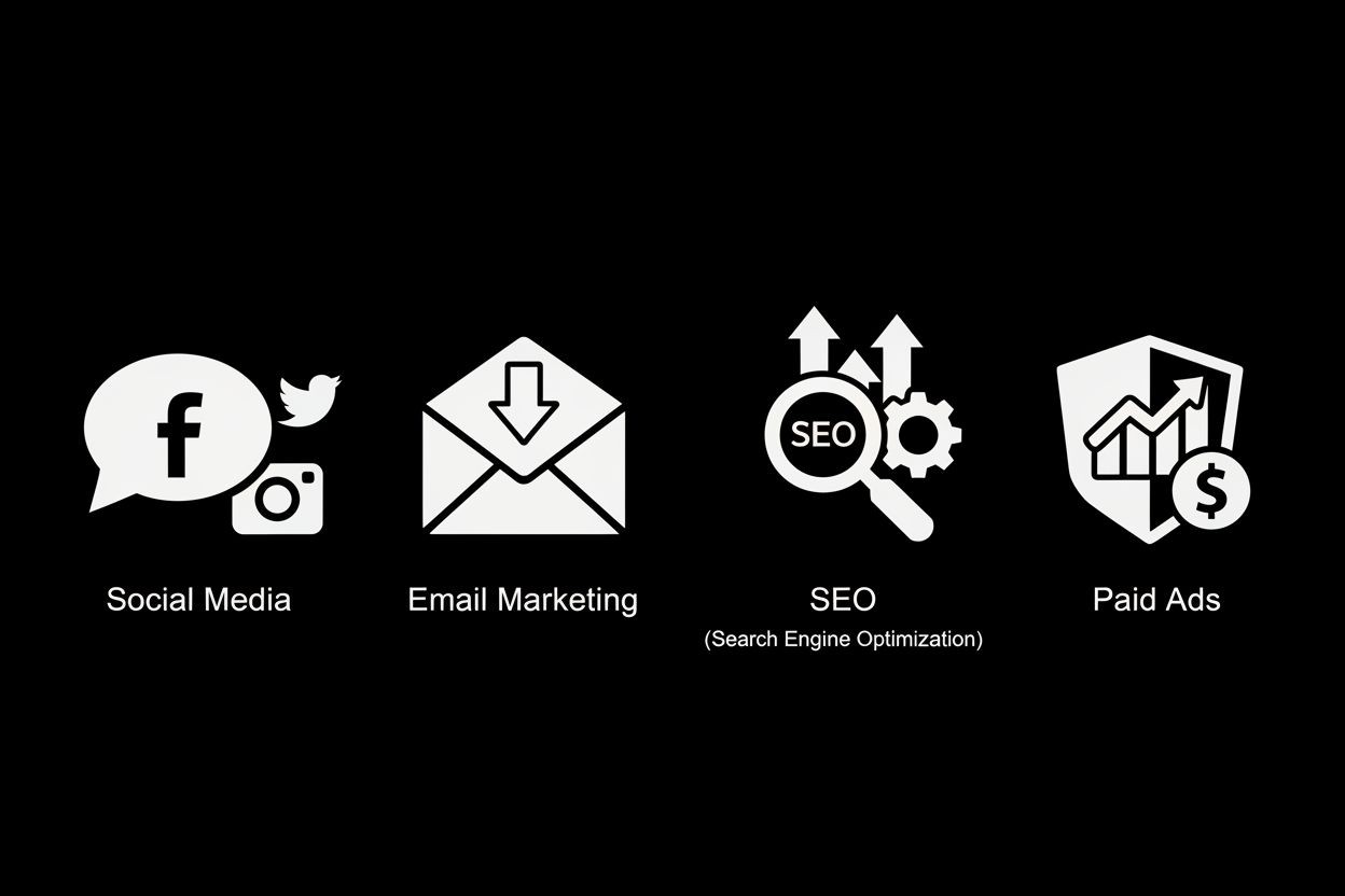 Icons of marketing channels