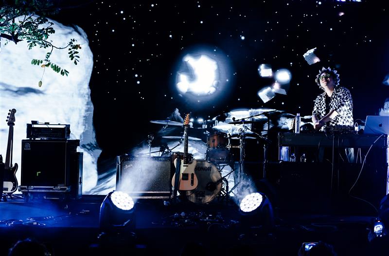 An image showing the live show of LIDO XR immersive and interactive world created for the XR Dreamland Festival in Kaohsiung.