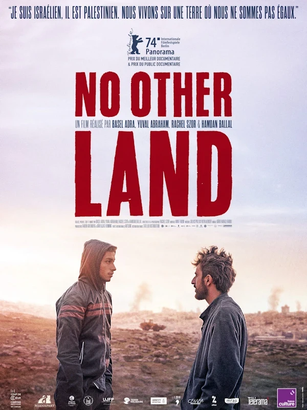 Affiche du film No Other Land de Basel Adra, Hamdan Ballal, Rachel Szor et Yuval Abraham 