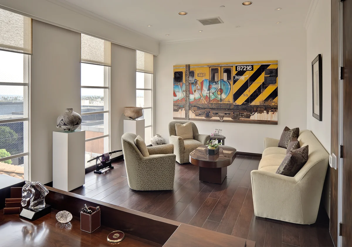 Temporary project interior
