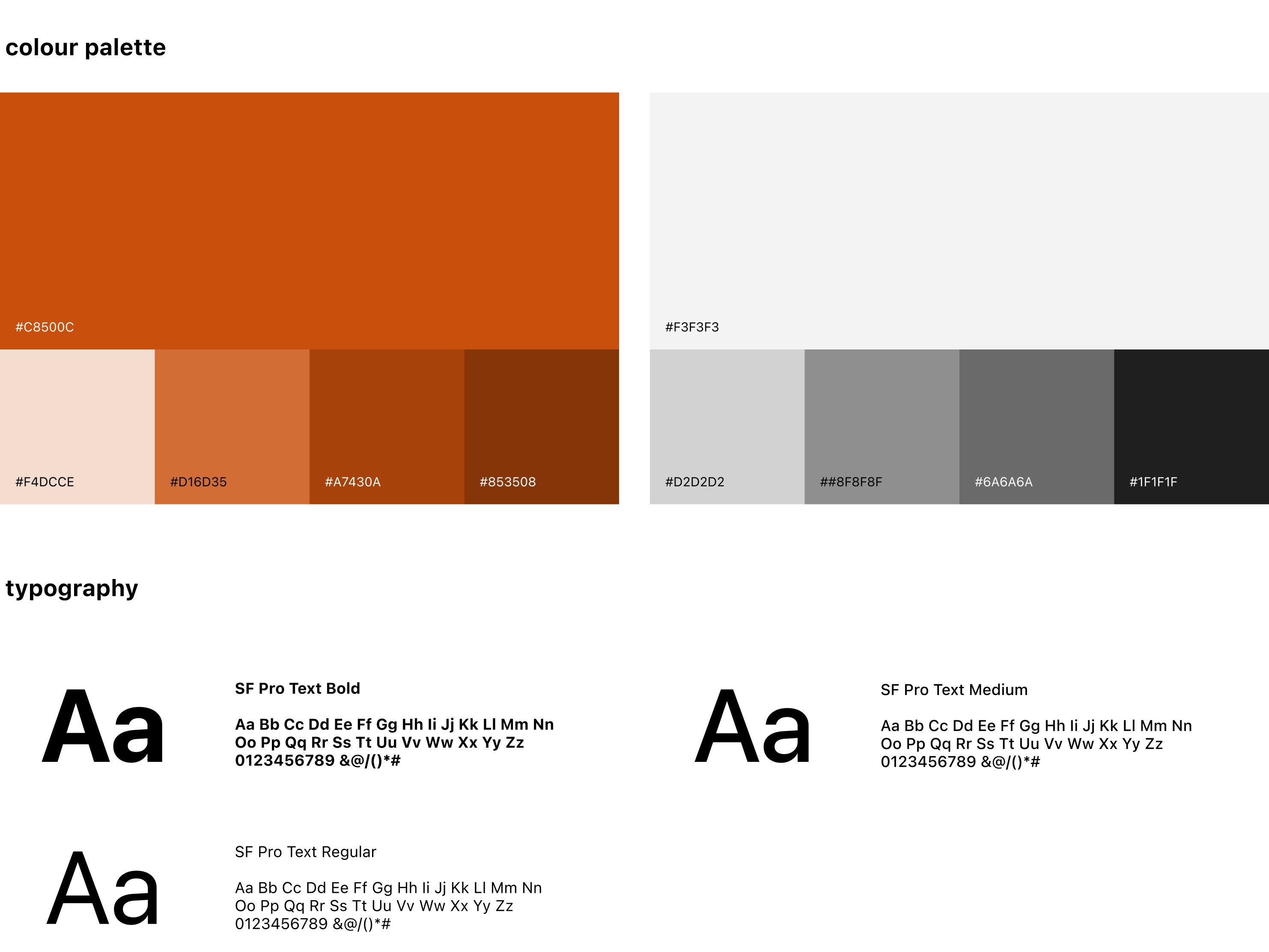 Branding of Quester including color and font