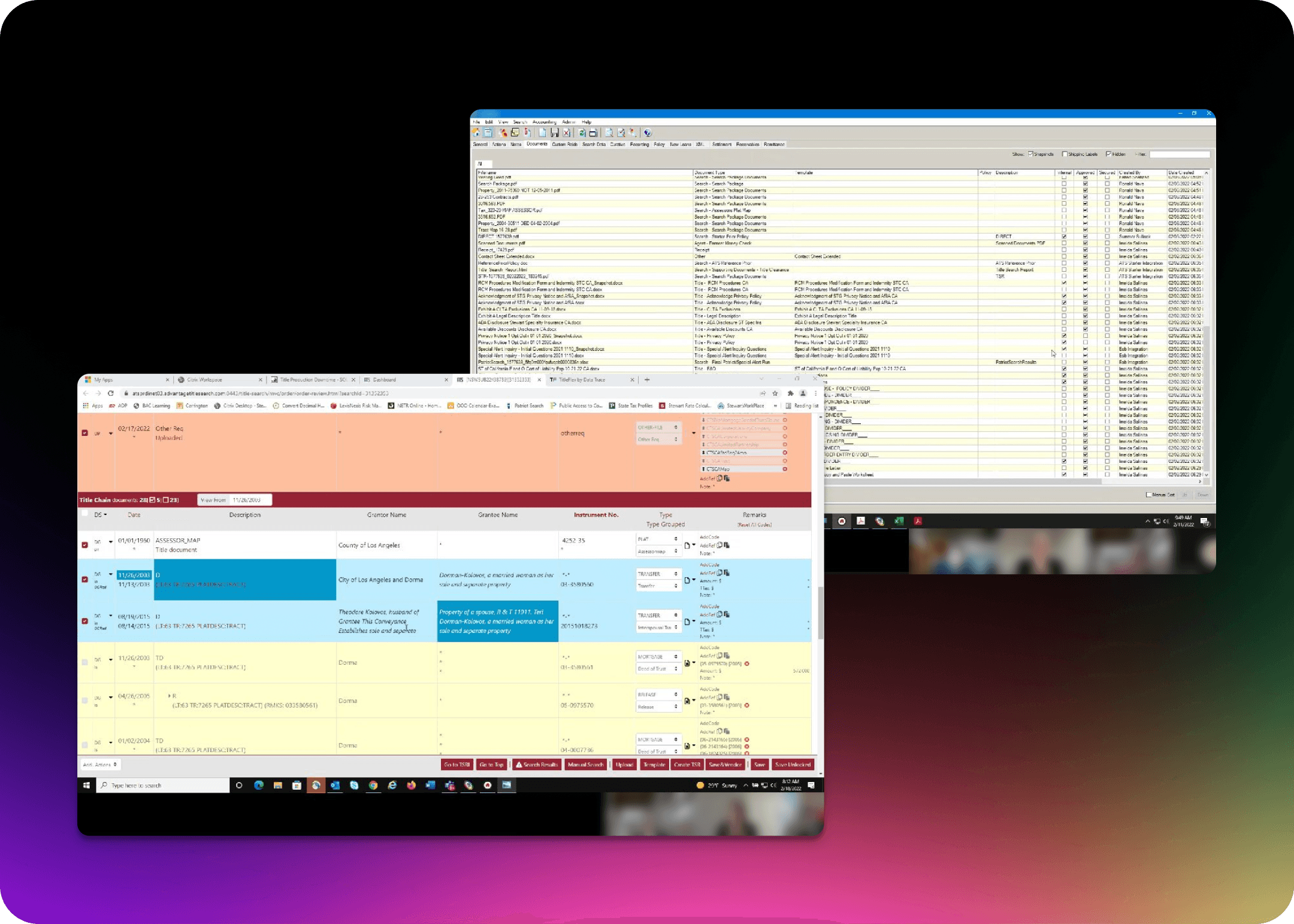 User Interview Screenshots