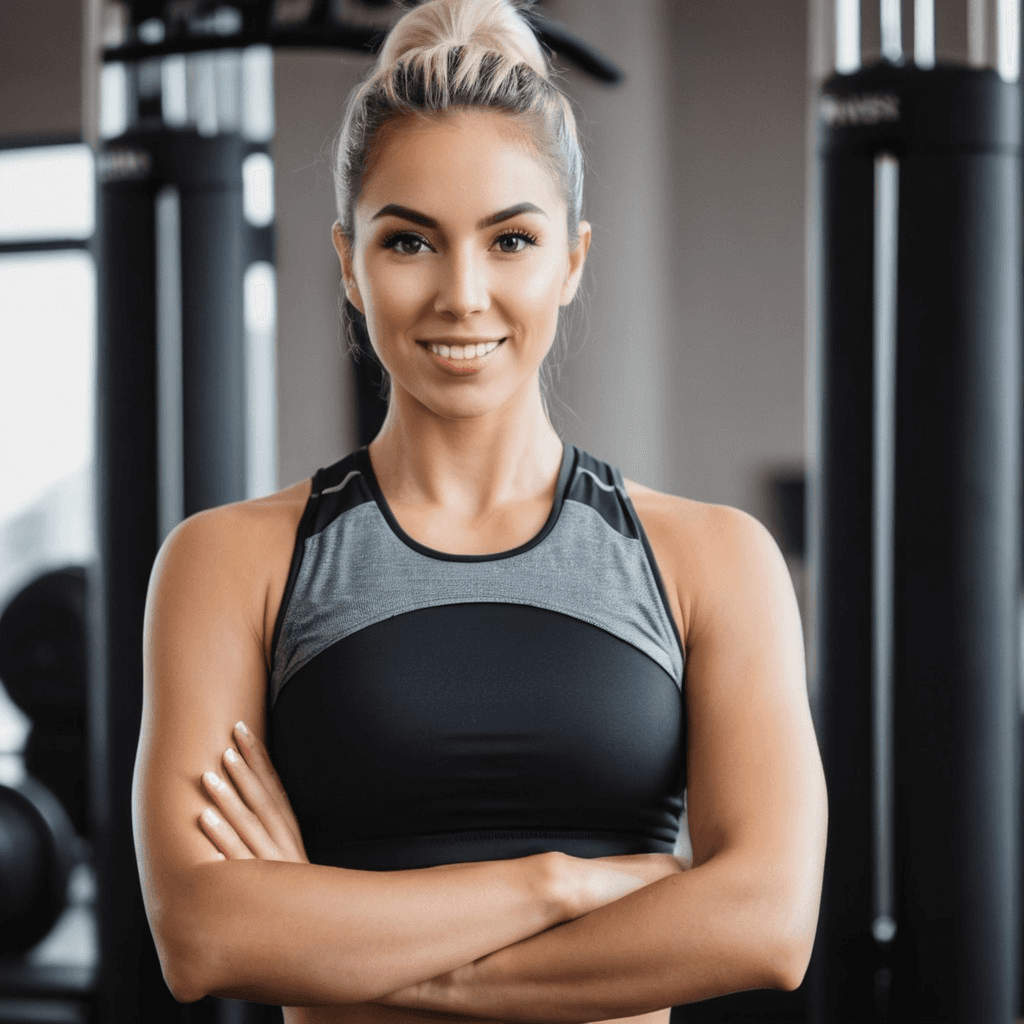 Woman working out