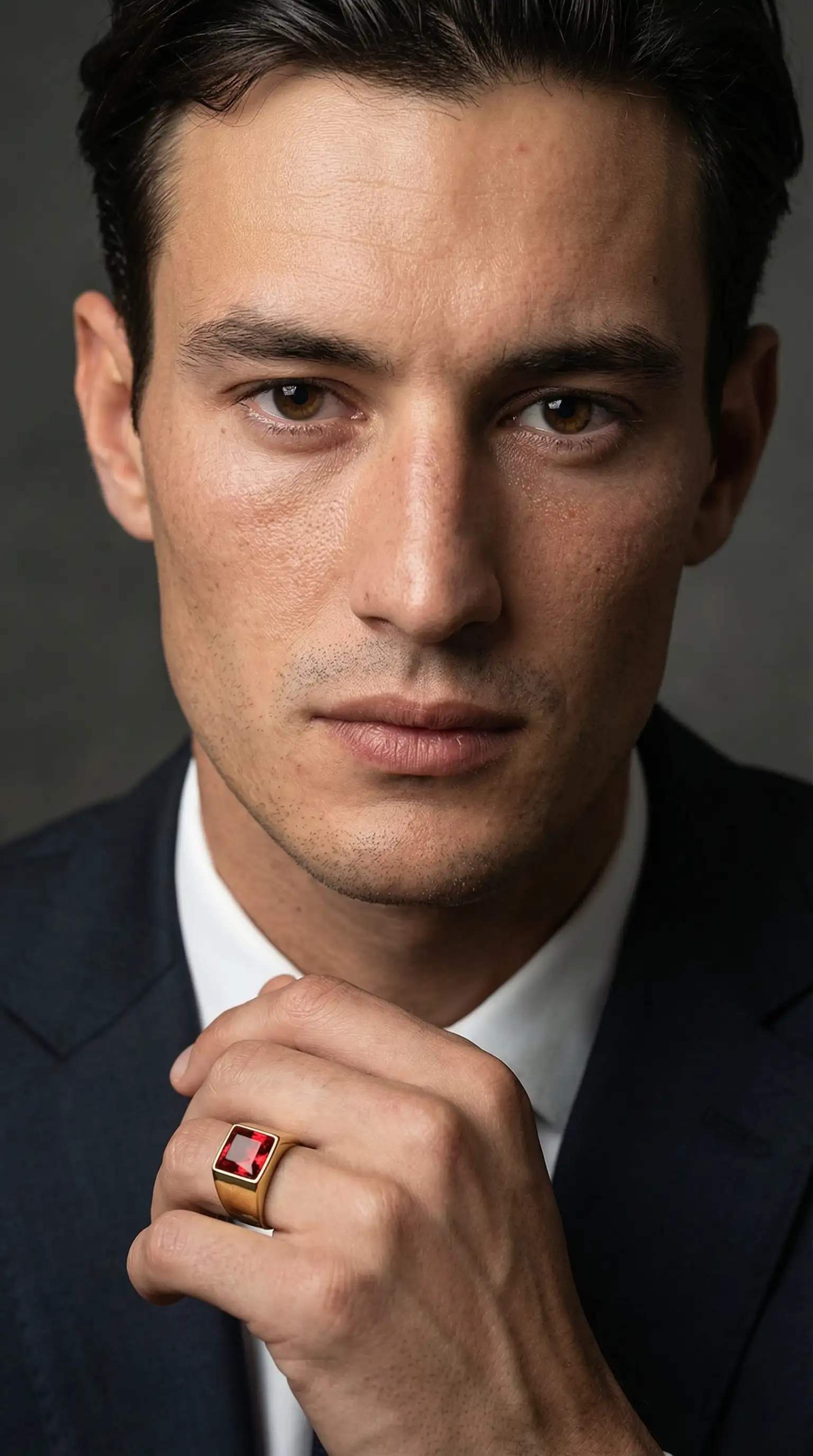 Man Wearing Black Coat