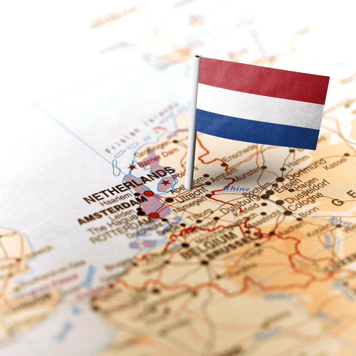 netherlands map