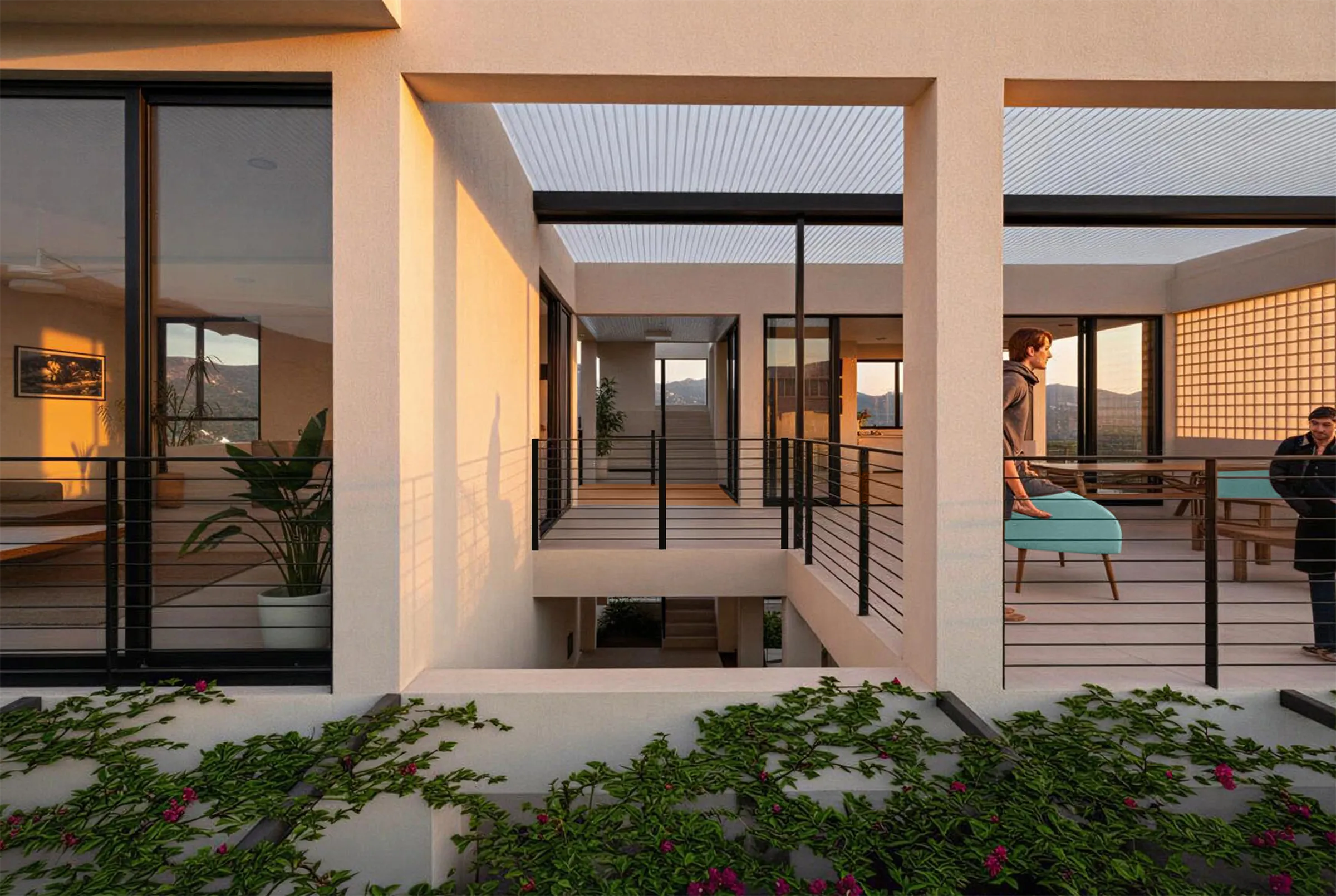 Casa "Nuestro Nido" Front Entrance Render