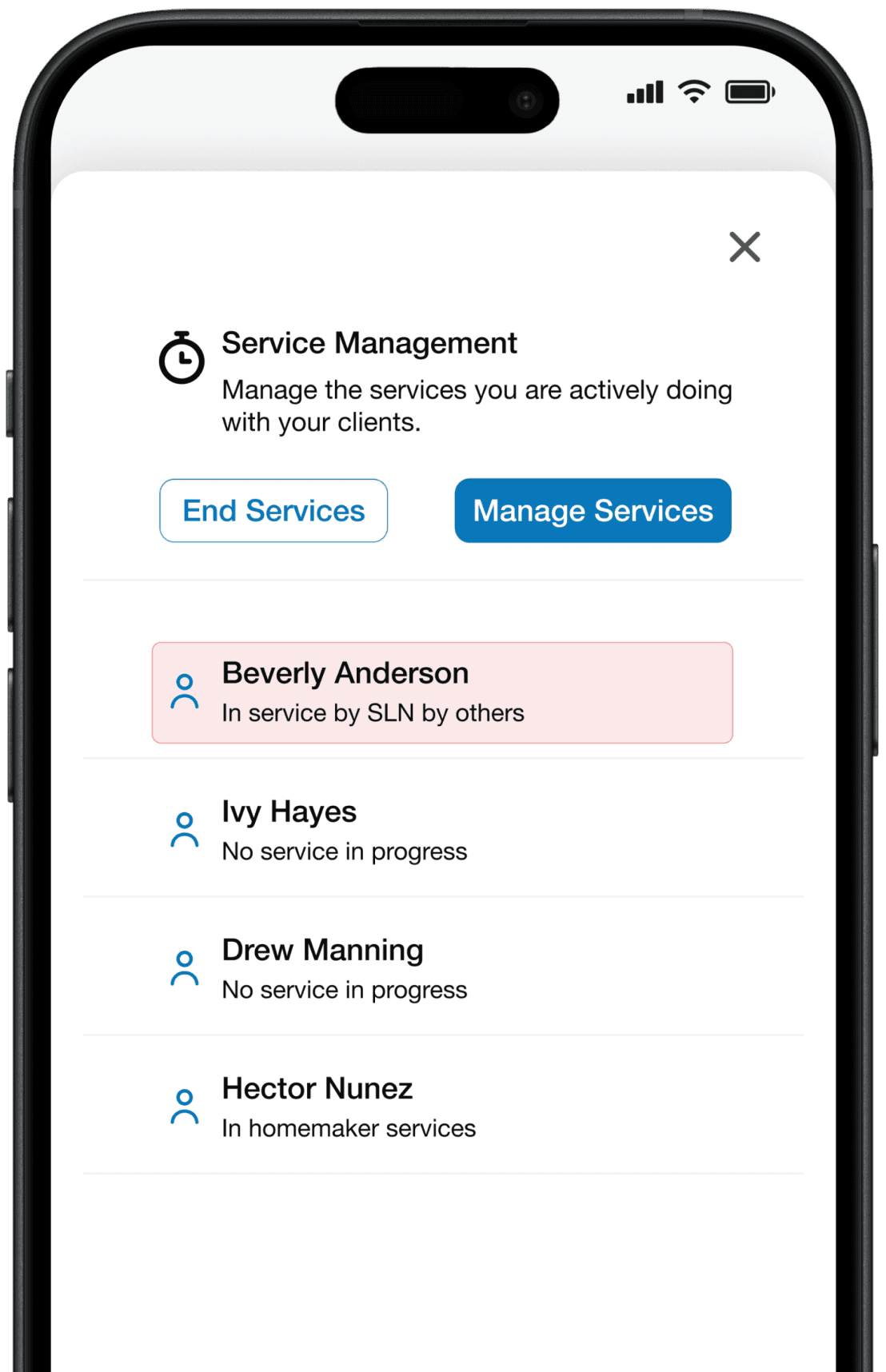 Giv's compliance automation on a phone.