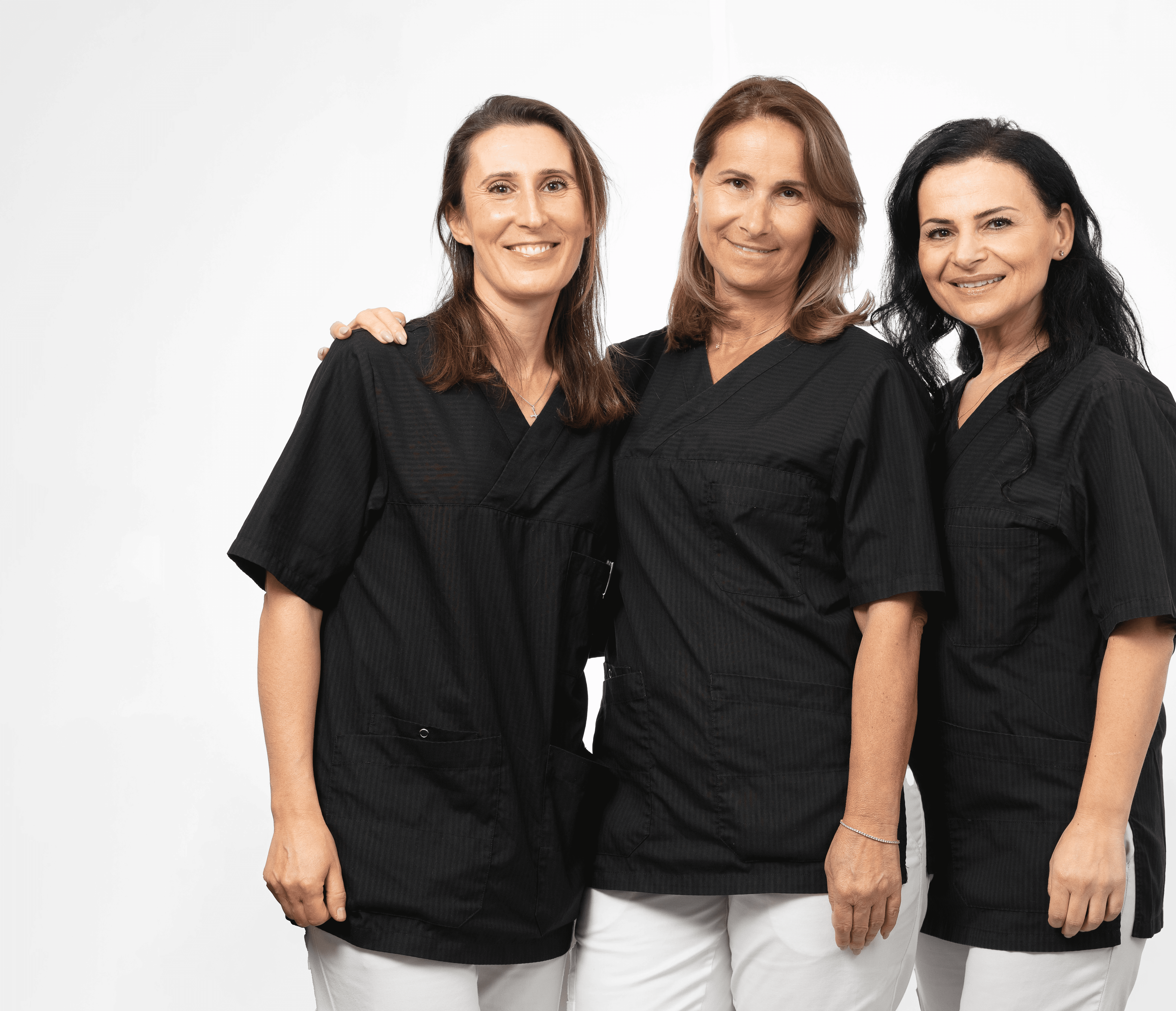 Teamfoto med personalen på Lunatandläkarna i Södertälje