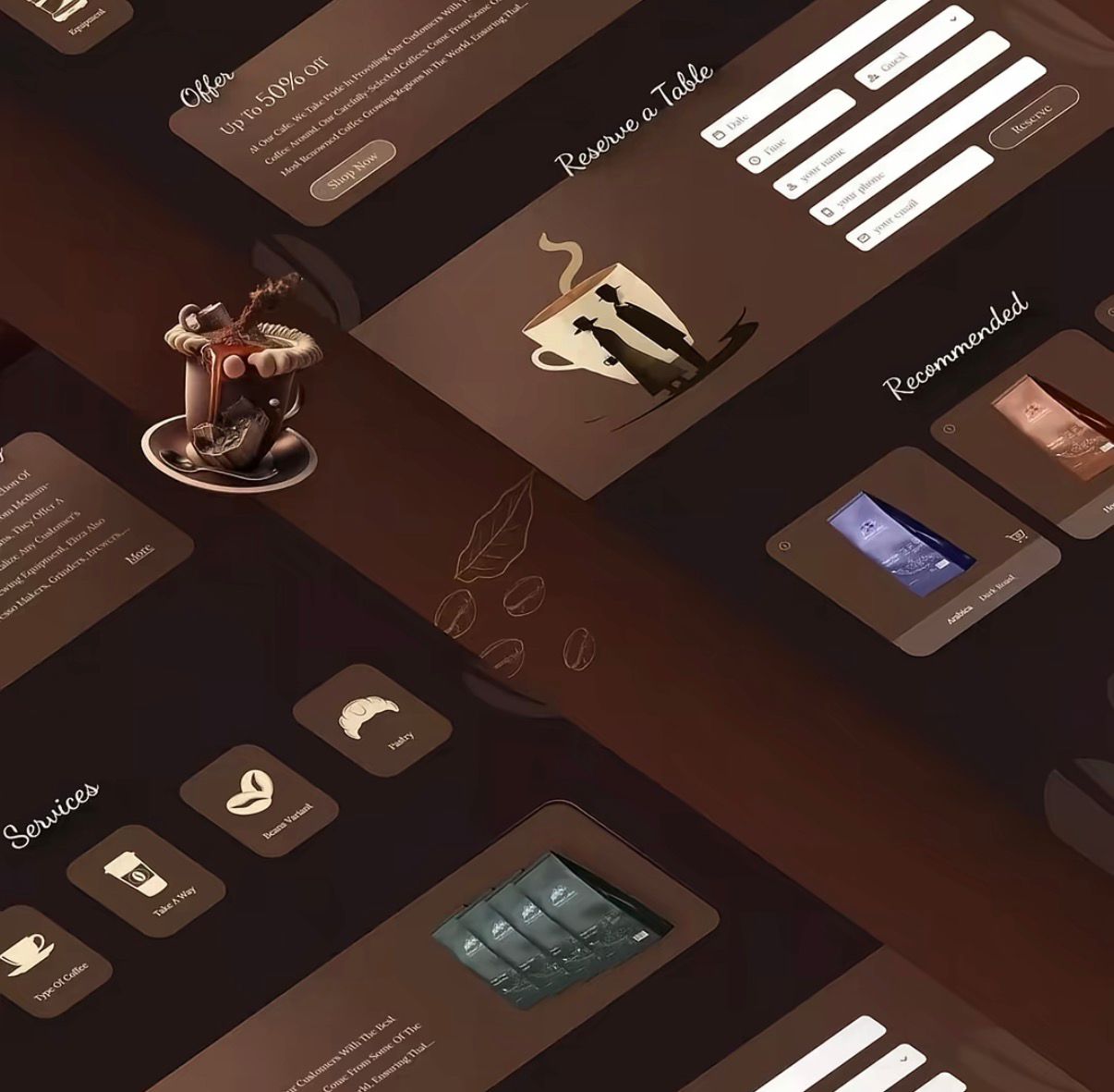 Example work of ui ux design