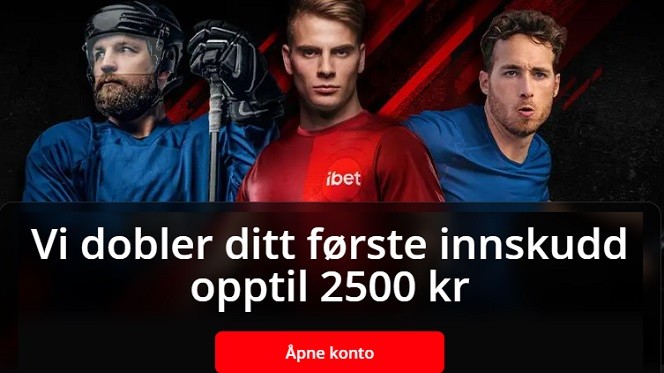 Doble ditt innskudd med 2500!