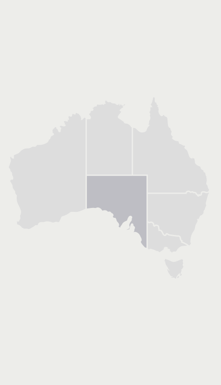 Map of Southern Australia