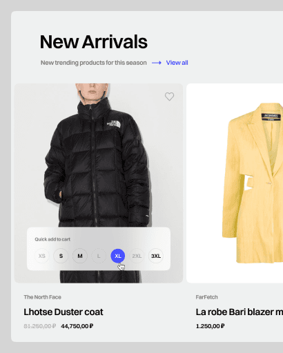ecommerce products design